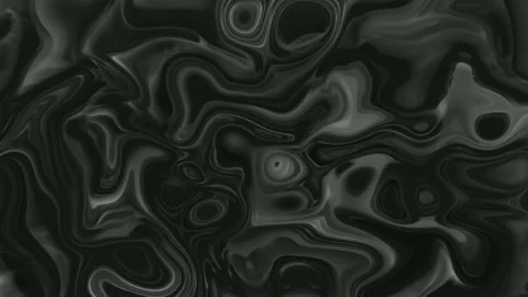 Abstract background black white liquid animated Stock Footage 155419875