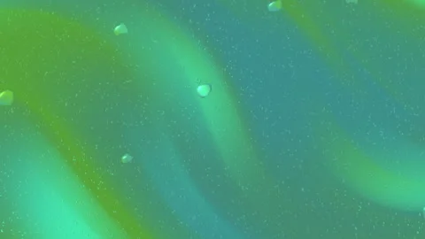 Abstract background with a blend of flowing green and blue hues and geometr.. Stock Footage 312059583