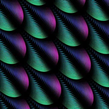 Abstract background with blended feather lines 스톡 일러스트