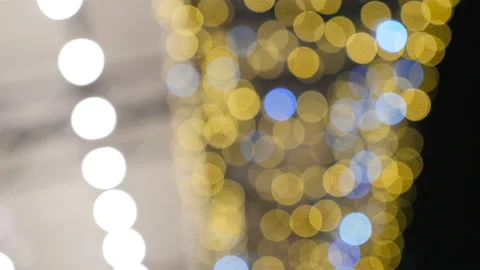 Abstract background with blinking light bulbs on the background. Atmosphere of Stock Footage 162617350