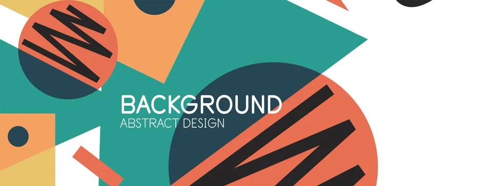 Abstract background with blocks, lines, geometric shapes. Techno or business Ilustración de archivo