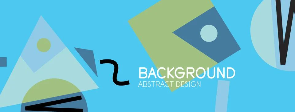 Abstract background with blocks, lines, geometric shapes. Techno or business Ilustración de archivo