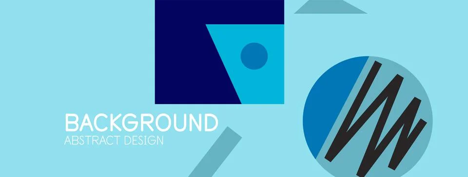 Abstract background with blocks, lines, geometric shapes. Techno or business Stock Illustration