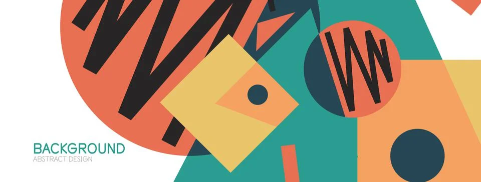 Abstract background with blocks, lines, geometric shapes. Techno or business Ilustración de archivo