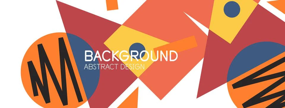 Abstract background with blocks, lines, geometric shapes. Techno or business 스톡 일러스트