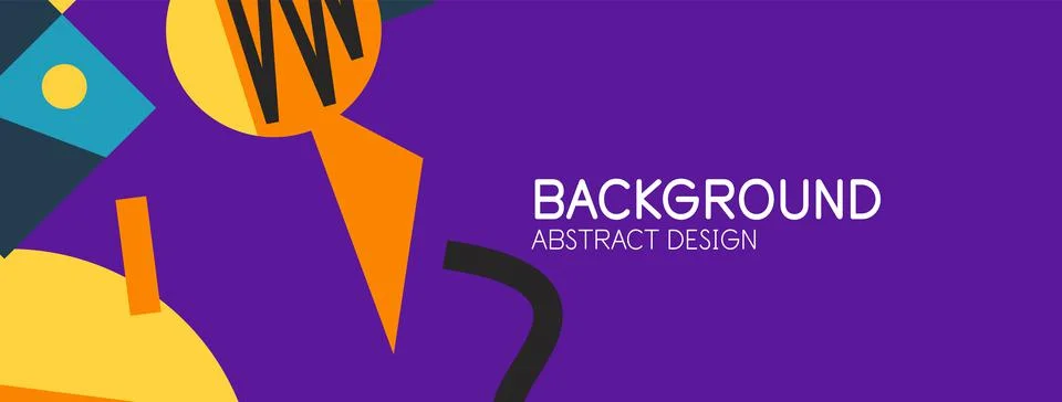 Abstract background with blocks, lines, geometric shapes. Techno or business Ilustración de archivo