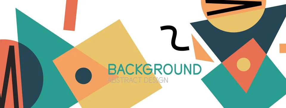 Abstract background with blocks, lines, geometric shapes. Techno or business Ilustración de archivo