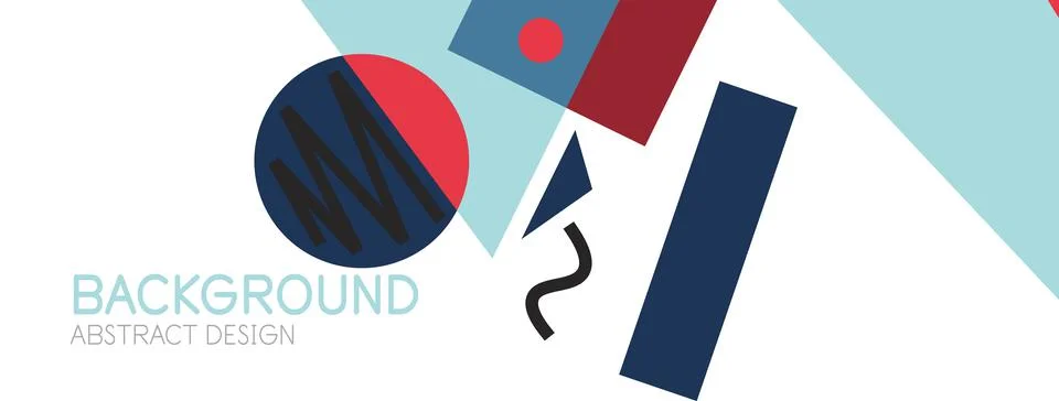 Abstract background with blocks, lines, geometric shapes. Techno or business Ilustración de archivo