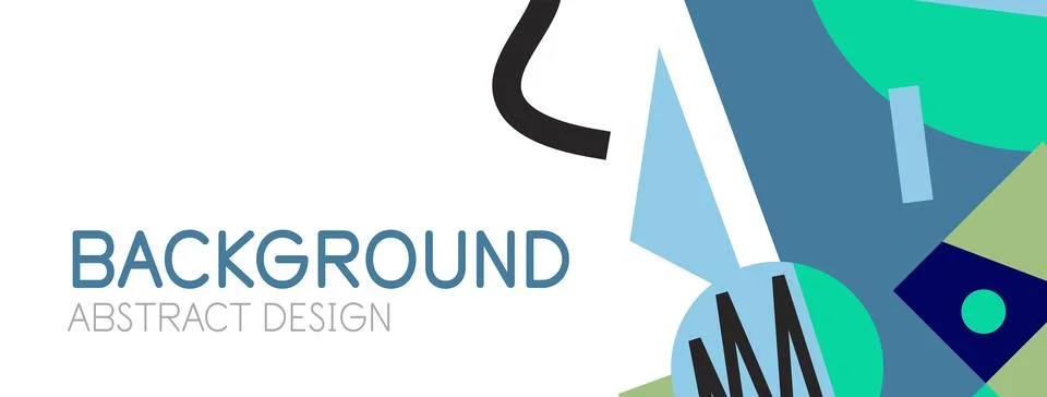 Abstract background with blocks, lines, geometric shapes. Techno or business Ilustración de archivo