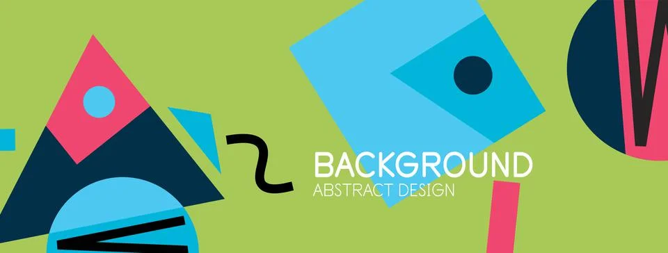 Abstract background with blocks, lines, geometric shapes. Techno or business Ilustración de archivo