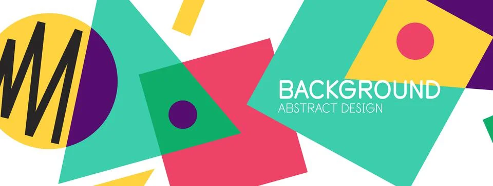 Abstract background with blocks, lines, geometric shapes. Techno or business Ilustración de archivo