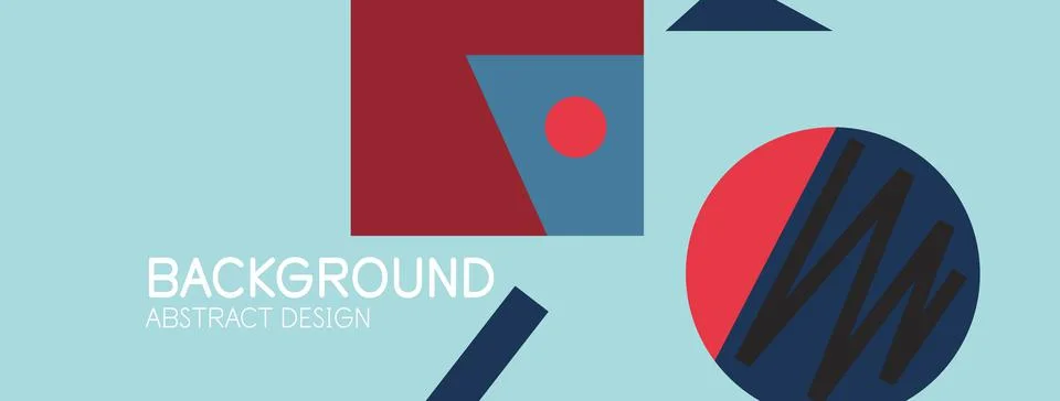 Abstract background with blocks, lines, geometric shapes. Techno or business 스톡 일러스트