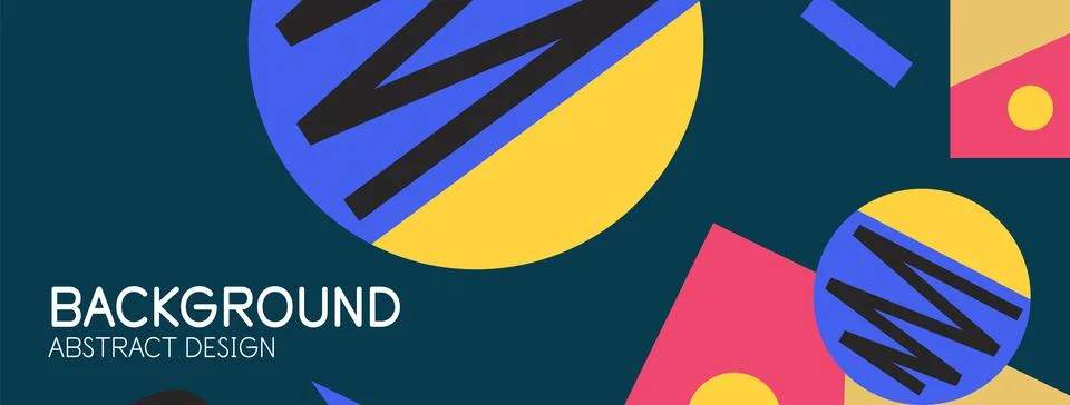 Abstract background with blocks, lines, geometric shapes. Techno or business Ilustración de archivo