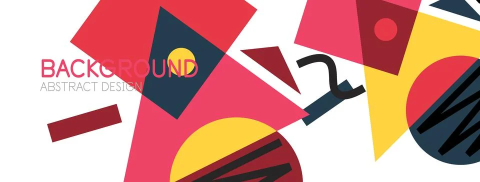 Abstract background with blocks, lines, geometric shapes. Techno or business Ilustración de archivo