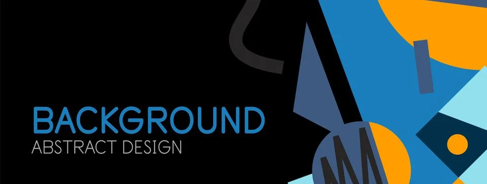 Abstract background with blocks, lines, geometric shapes. Techno or business Ilustración de archivo