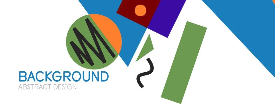 Abstract background with blocks, lines, geometric shapes. Techno or business Ilustración de archivo
