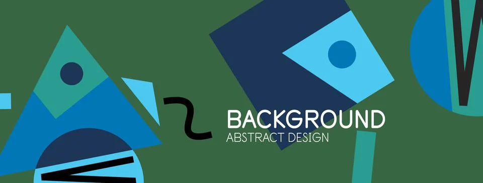 Abstract background with blocks, lines, geometric shapes. Techno or business Ilustración de archivo