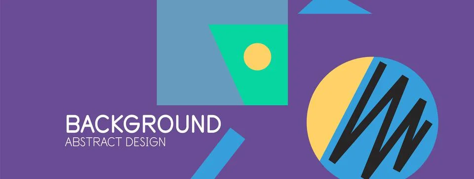 Abstract background with blocks, lines, geometric shapes. Techno or business Ilustración de archivo