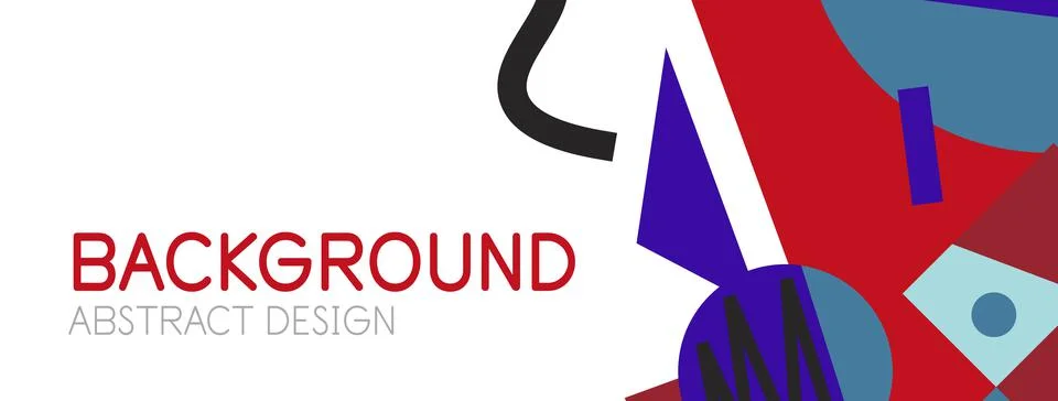 Abstract background with blocks, lines, geometric shapes. Techno or business Ilustración de archivo