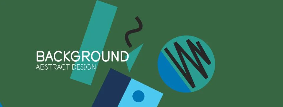 Abstract background with blocks, lines, geometric shapes. Techno or business 스톡 일러스트