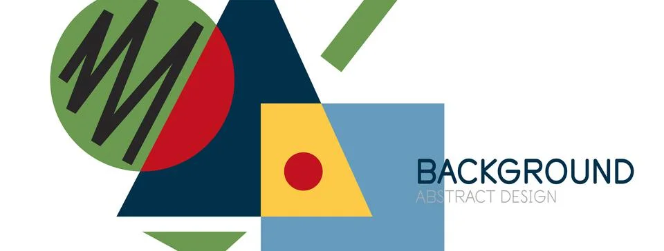 Abstract background with blocks, lines, geometric shapes. Techno or business Ilustración de archivo