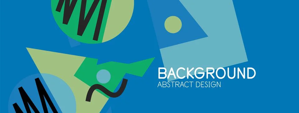 Abstract background with blocks, lines, geometric shapes. Techno or business Ilustración de archivo