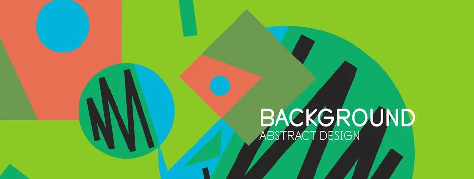 Abstract background with blocks, lines, geometric shapes. Techno or business Ilustración de archivo