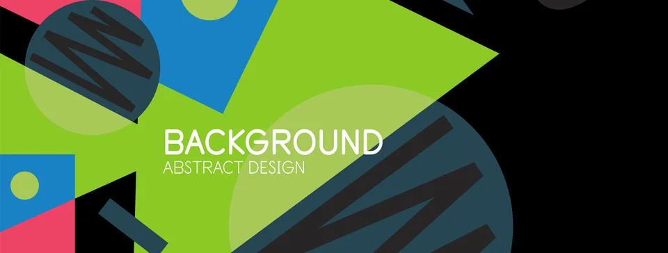 Abstract background with blocks, lines, geometric shapes. Techno or business Ilustración de archivo