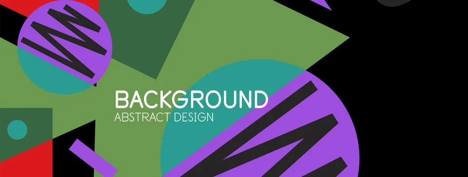 Abstract background with blocks, lines, geometric shapes. Techno or business Ilustración de archivo