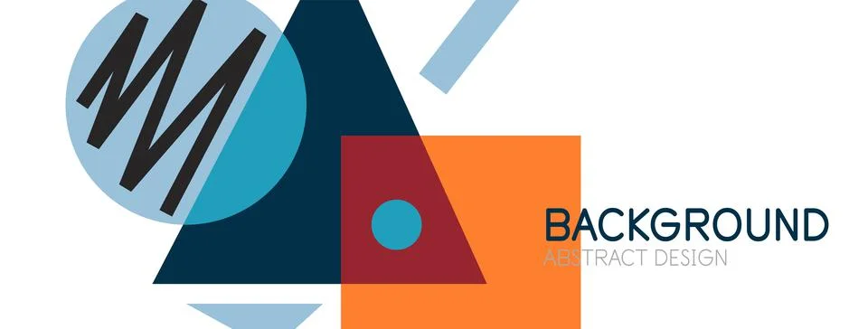 Abstract background with blocks, lines, geometric shapes. Techno or business Ilustración de archivo