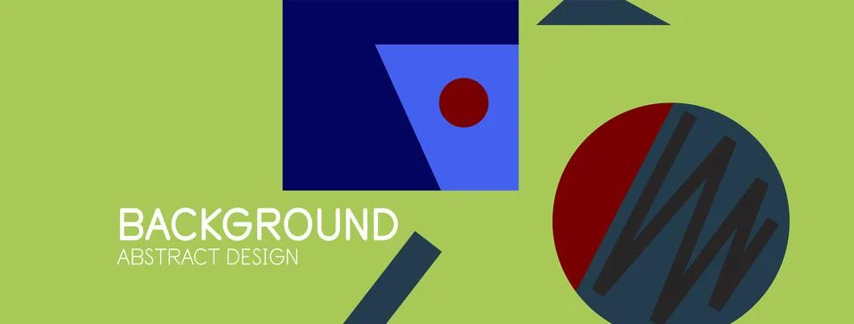 Abstract background with blocks, lines, geometric shapes. Techno or business Ilustración de archivo