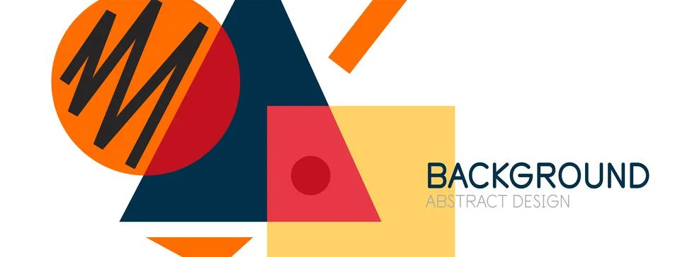Abstract background with blocks, lines, geometric shapes. Techno or business Ilustración de archivo