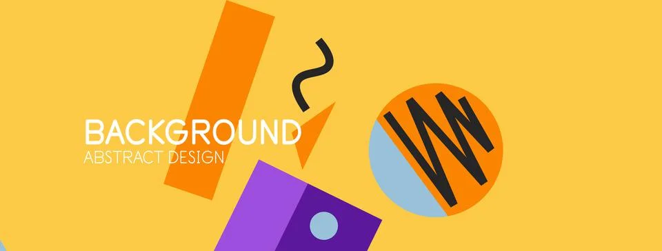 Abstract background with blocks, lines, geometric shapes. Techno or business Ilustración de archivo