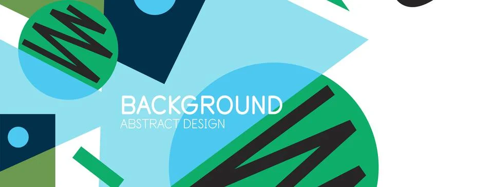 Abstract background with blocks, lines, geometric shapes. Techno or business Ilustración de archivo