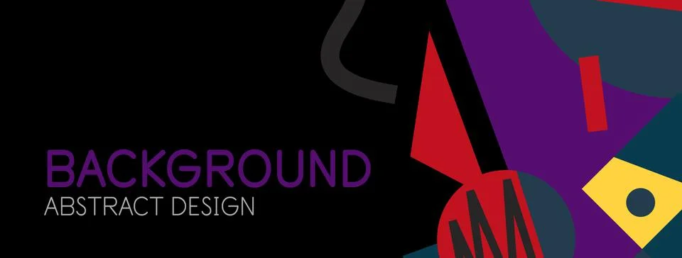 Abstract background with blocks, lines, geometric shapes. Techno or business Ilustración de archivo