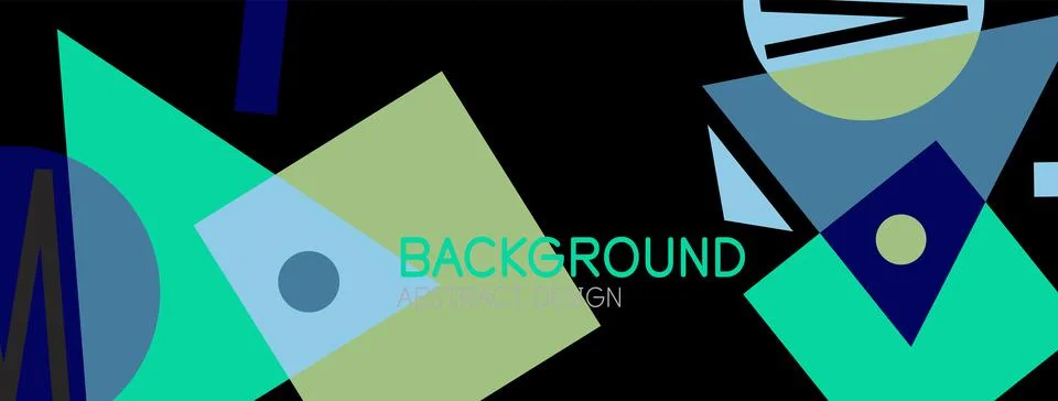Abstract background with blocks, lines, geometric shapes. Techno or business Ilustración de archivo
