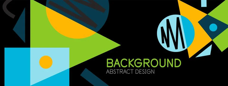 Abstract background with blocks, lines, geometric shapes. Techno or business Ilustración de archivo