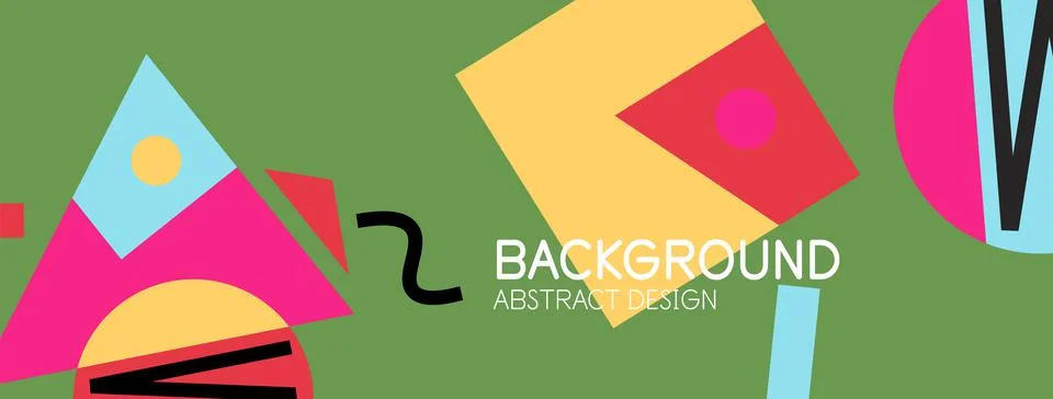 Abstract background with blocks, lines, geometric shapes. Techno or business Ilustración de archivo