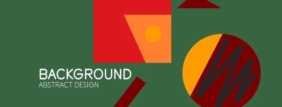 Abstract background with blocks, lines, geometric shapes. Techno or business Ilustración de archivo