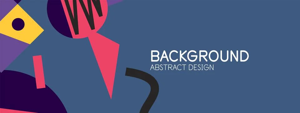 Abstract background with blocks, lines, geometric shapes. Techno or business Ilustración de archivo