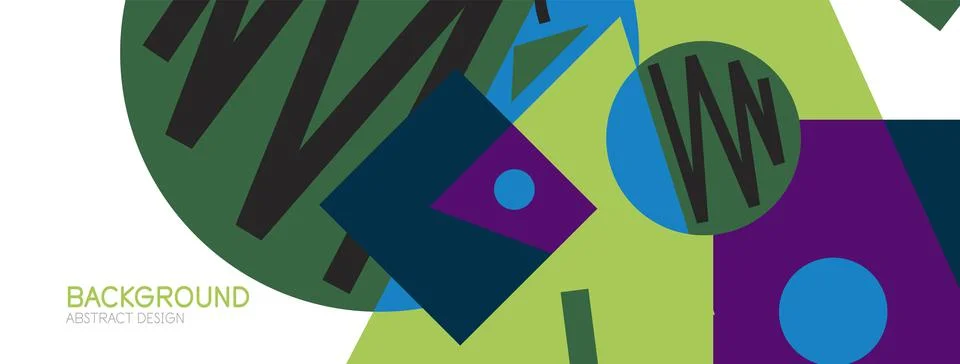 Abstract background with blocks, lines, geometric shapes. Techno or business 스톡 일러스트