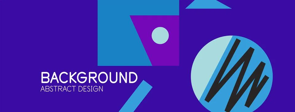 Abstract background with blocks, lines, geometric shapes. Techno or business Ilustración de archivo