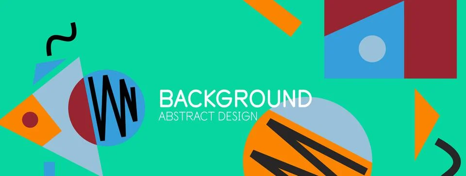 Abstract background with blocks, lines, geometric shapes. Techno or business Ilustración de archivo