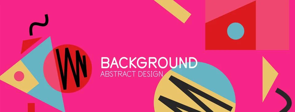 Abstract background with blocks, lines, geometric shapes. Techno or business Ilustración de archivo