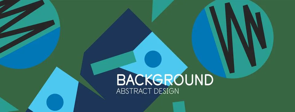 Abstract background with blocks, lines, geometric shapes. Techno or business Stockillustratie
