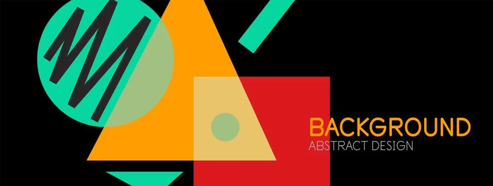Abstract background with blocks, lines, geometric shapes. Techno or business Ilustración de archivo