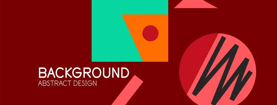 Abstract background with blocks, lines, geometric shapes. Techno or business Ilustración de archivo