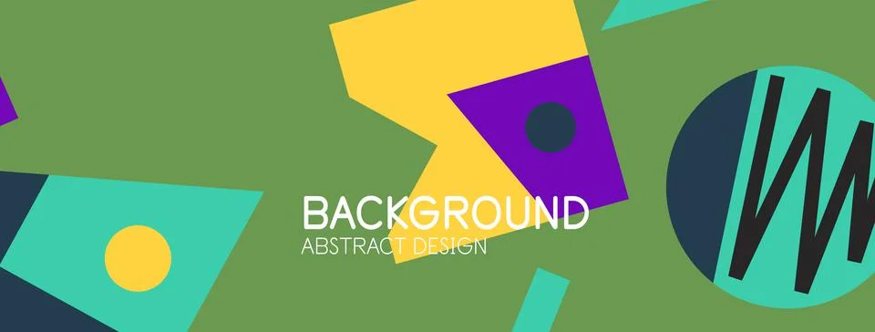 Abstract background with blocks, lines, geometric shapes. Techno or business Ilustración de archivo