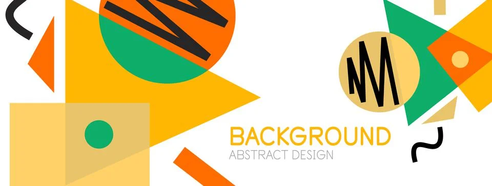 Abstract background with blocks, lines, geometric shapes. Techno or business Ilustración de archivo