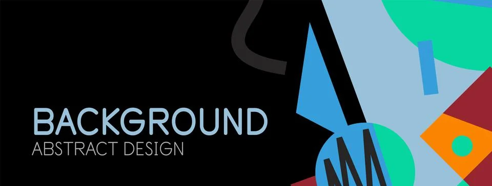 Abstract background with blocks, lines, geometric shapes. Techno or business Ilustración de archivo